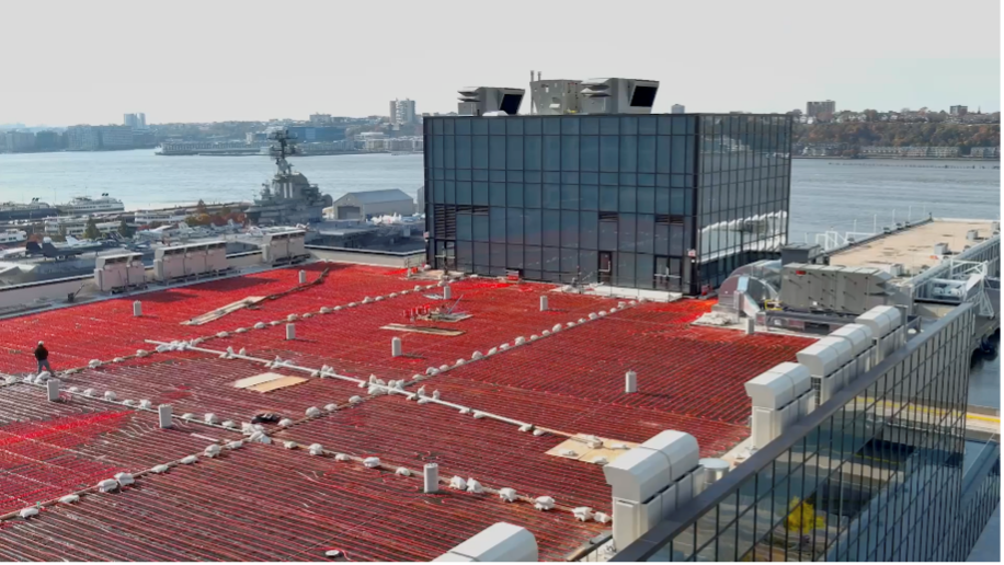 NYC rooftop SIM installation
