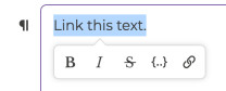 How to add link