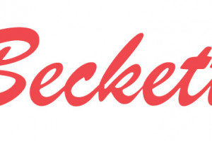 Beckett freestanding brushscript red2