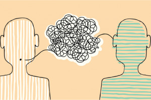saying vs hearing